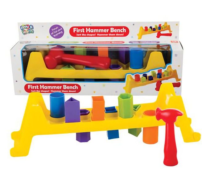 Baby's First Hammer Bench -Play and Learn Toy