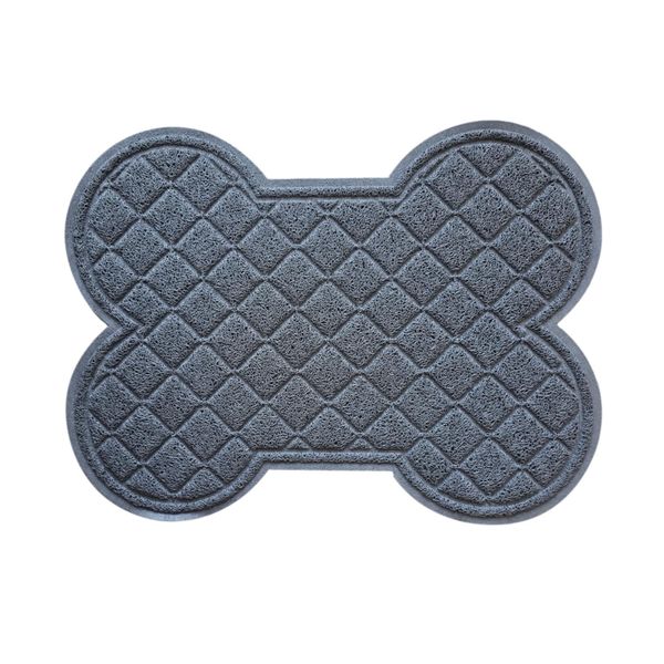 Nunbell Bone Shaped Litter Trapper Mat - Large