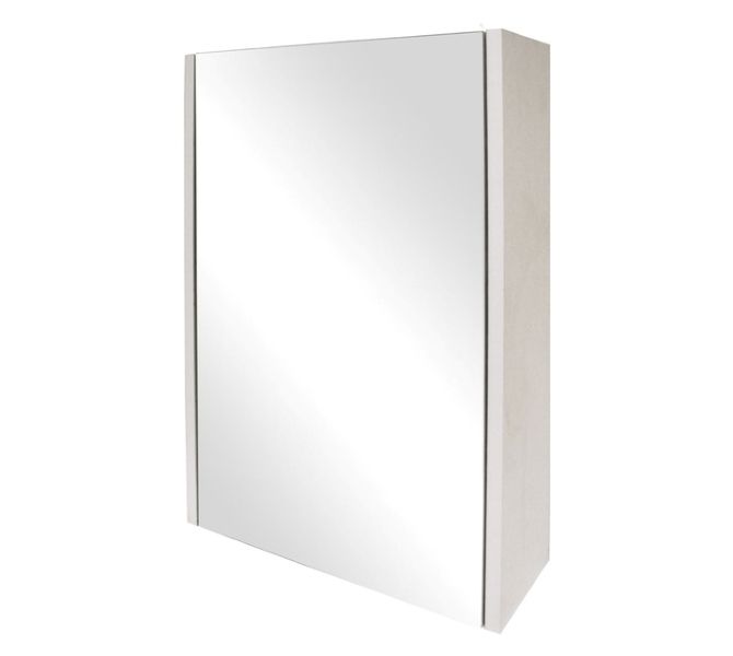 Athena Nalini 1 Door Mirror Cabinet Pure White