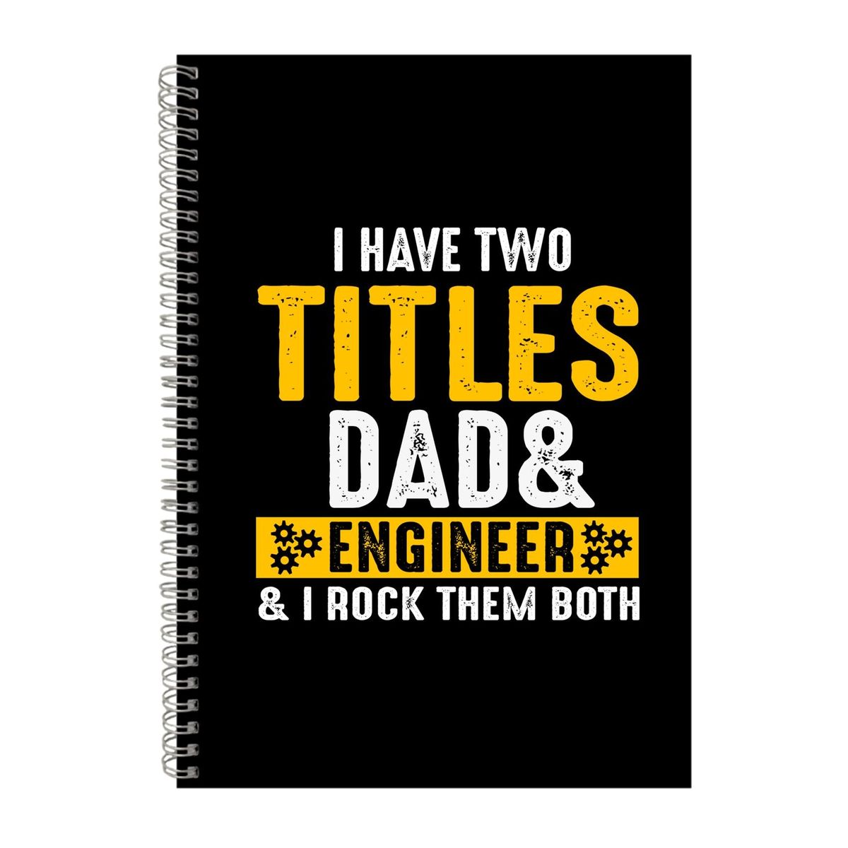 Dad And Engineer Notebook Engineer Gift Idea A4 Notepad 139 | Shop ...