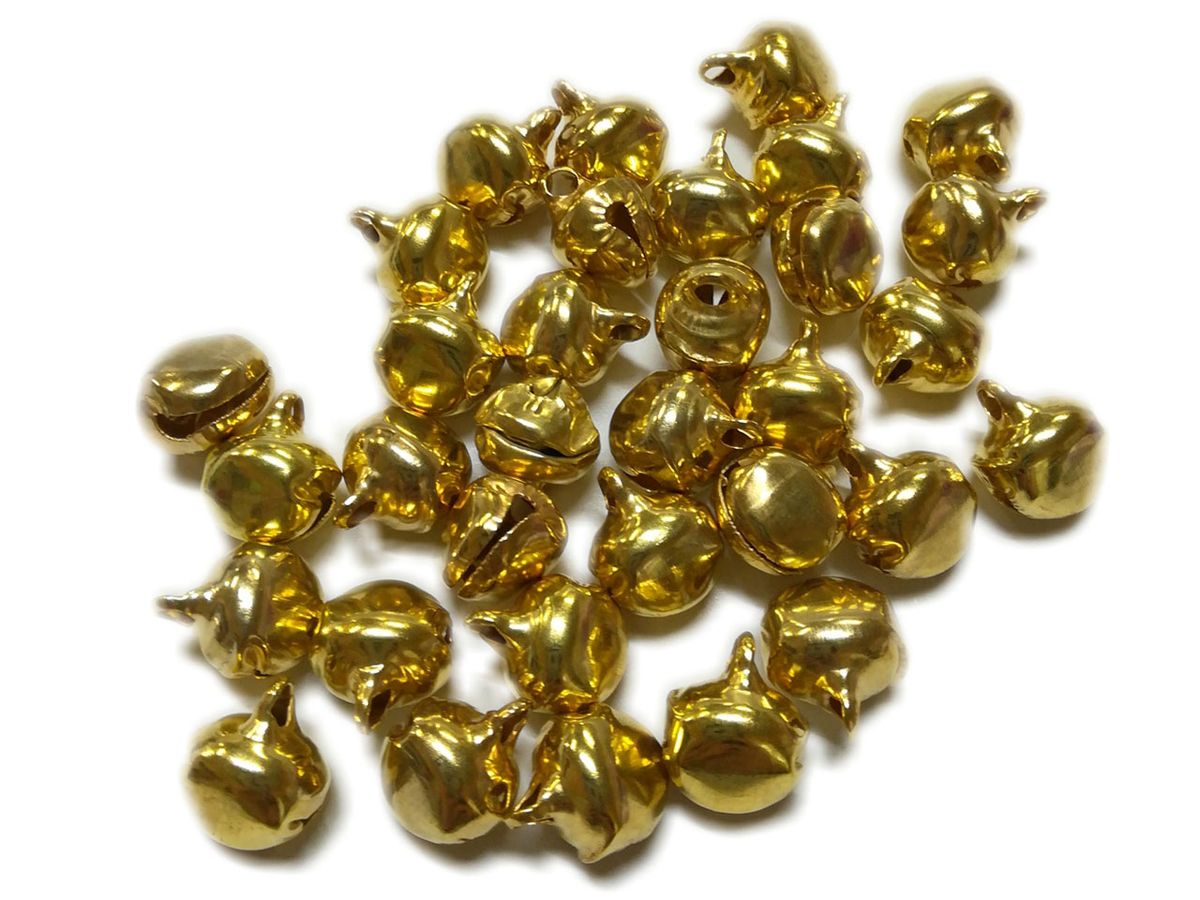 BEAD COOL - Gold Bell - 8mm - 150pcs - Percussion Making Accessories