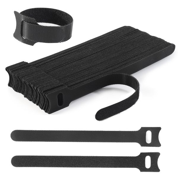 12x200mm Nylon Cable Ties - 50 Pieces