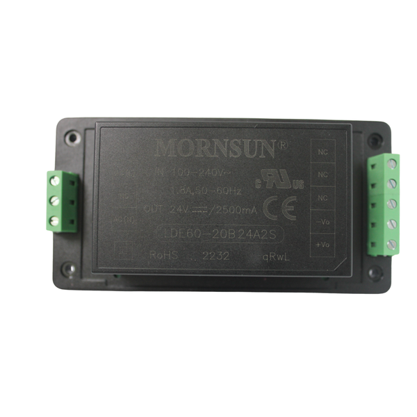 LDE60-20B24A2S 24V 2.5A Surface Mount AC/DC Power Supply 4KV Isolation