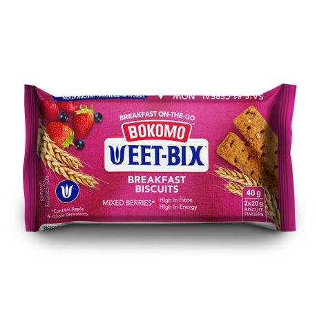 Weet-Bix Breakfast Biscuit Mixed Berries 200g