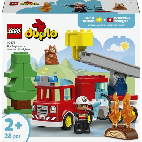 LEGO® DUPLO® Town Fire Engine with Hose and Firefighter 10473 Image