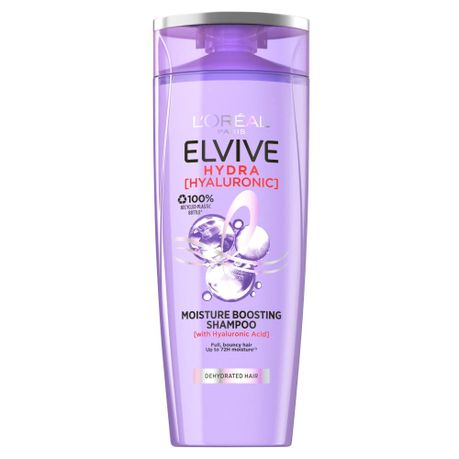 LOreal Elvive Hydra Hyaluronic Acid Shampoo for Dehydrated Hair 400ml | Buy  Online in South Africa 