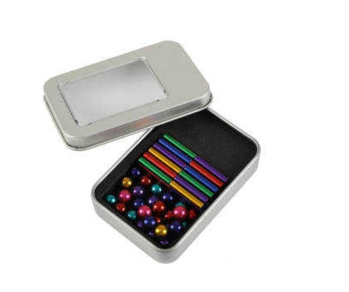 Magnet Building Toy Set - 36 Stick &amp; 27 Ball - Multi-colour - Gift set