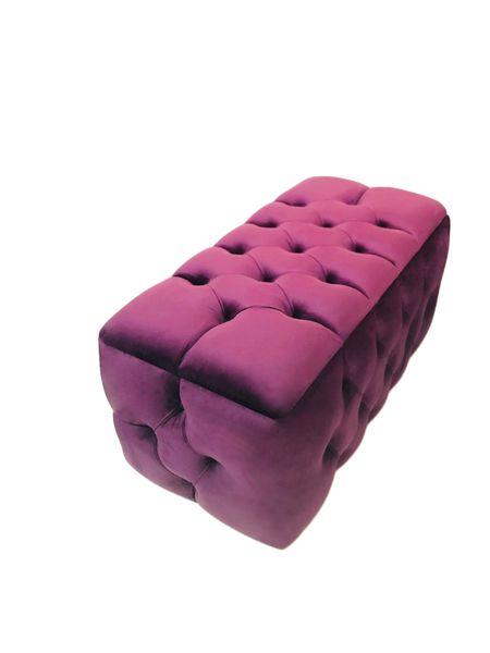 Ottoman - Purple Storage 90 cm Size