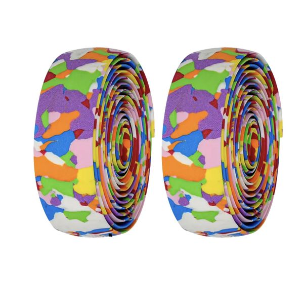 Multicolour Camouflage High-Performance EVA Road Bike Handlebar Tape