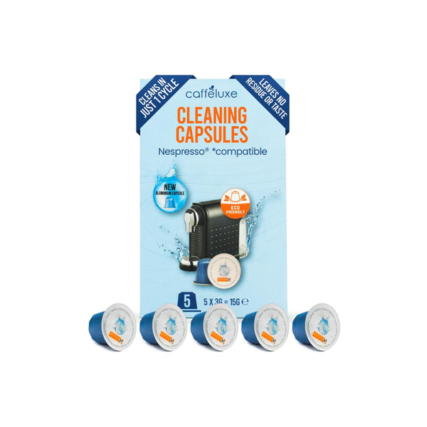 Caffeluxe Aluminium Cleaning Capsules for Nespresso Coffee Machine | 5 Pods