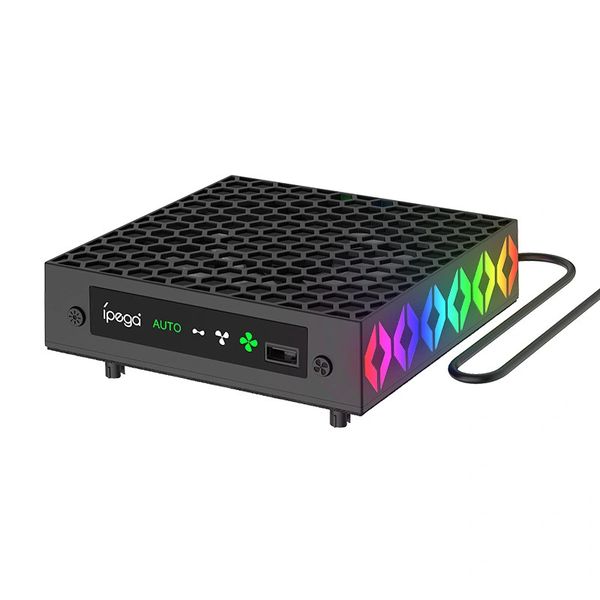 Adjustable RGB Xbox Series X Cooling Fan with Headphone Hook