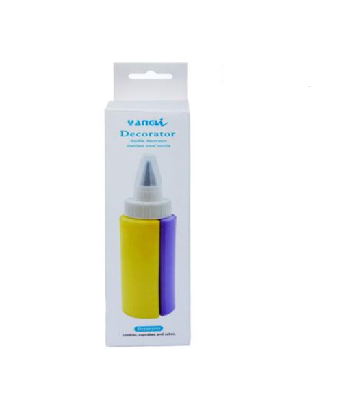 2 Chamber Icing Bottle With Round Tip Pack of 2