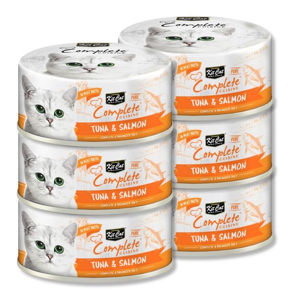 Kit Cat - Complete Cuisine Tuna &amp; Salmon (6 x 70g)