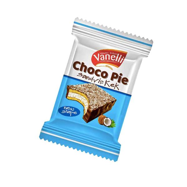 Chocolate and Coconut Coated Marshmallow and Sponge Cake - Box of 24