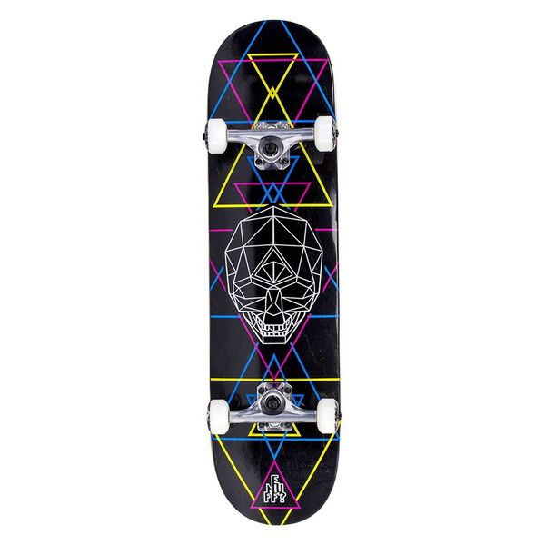 Enuff Geo Skull 8" Complete Skateboard Street