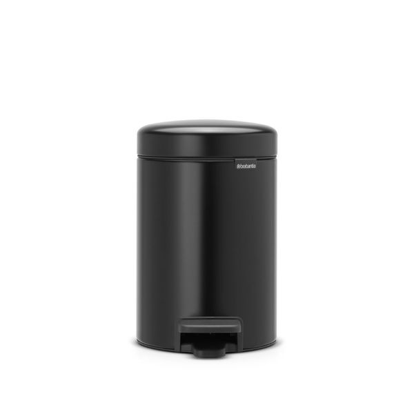Brabantia - NewIcon Pedal Bin 3 litre - Matt Black