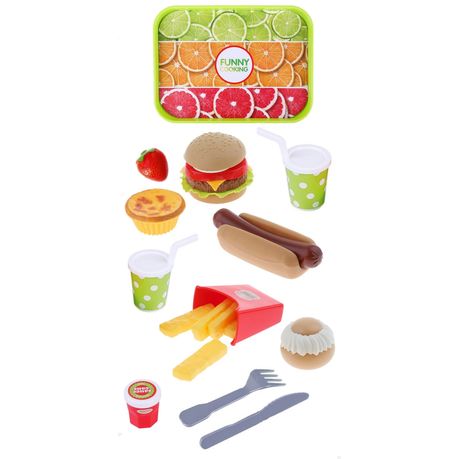 Fake food best sale play sets