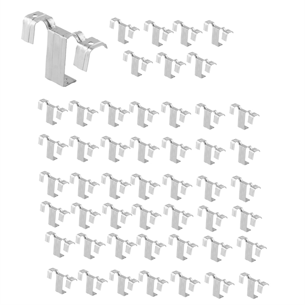 50Pcs 30Mm Solar Panel Photovoltaic Water Guide Clip Stainless Steel