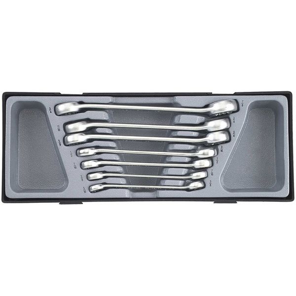 Force 7Pc Flare Nut Wrench Set (Sae)