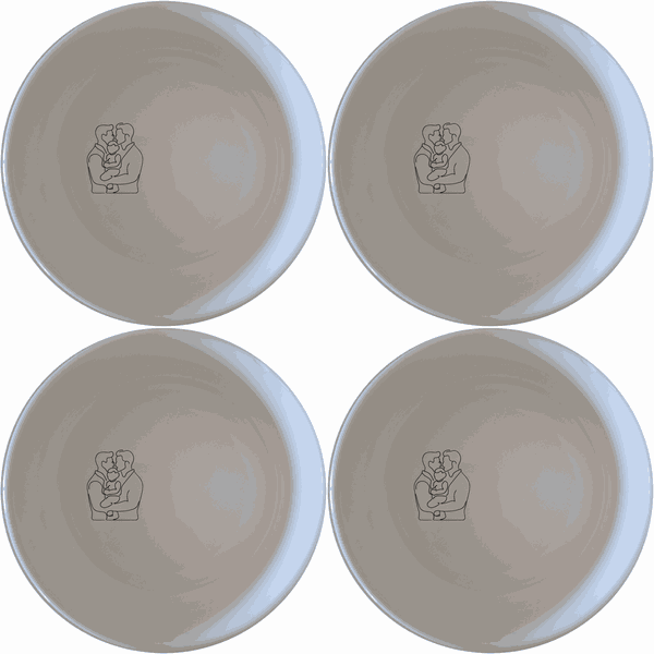 Gay Dads Child Bowl Set of 4 - Range 2