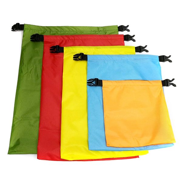 Roll Top Dry Bag Set 5pcs Waterproof Storage