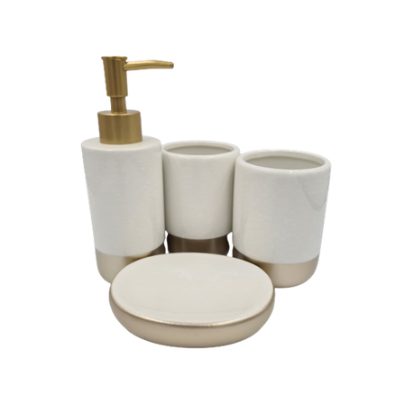 afstand motor Sammentræf Ceramic Bathroom Set 4 Piece | Buy Online in South Africa | takealot.com