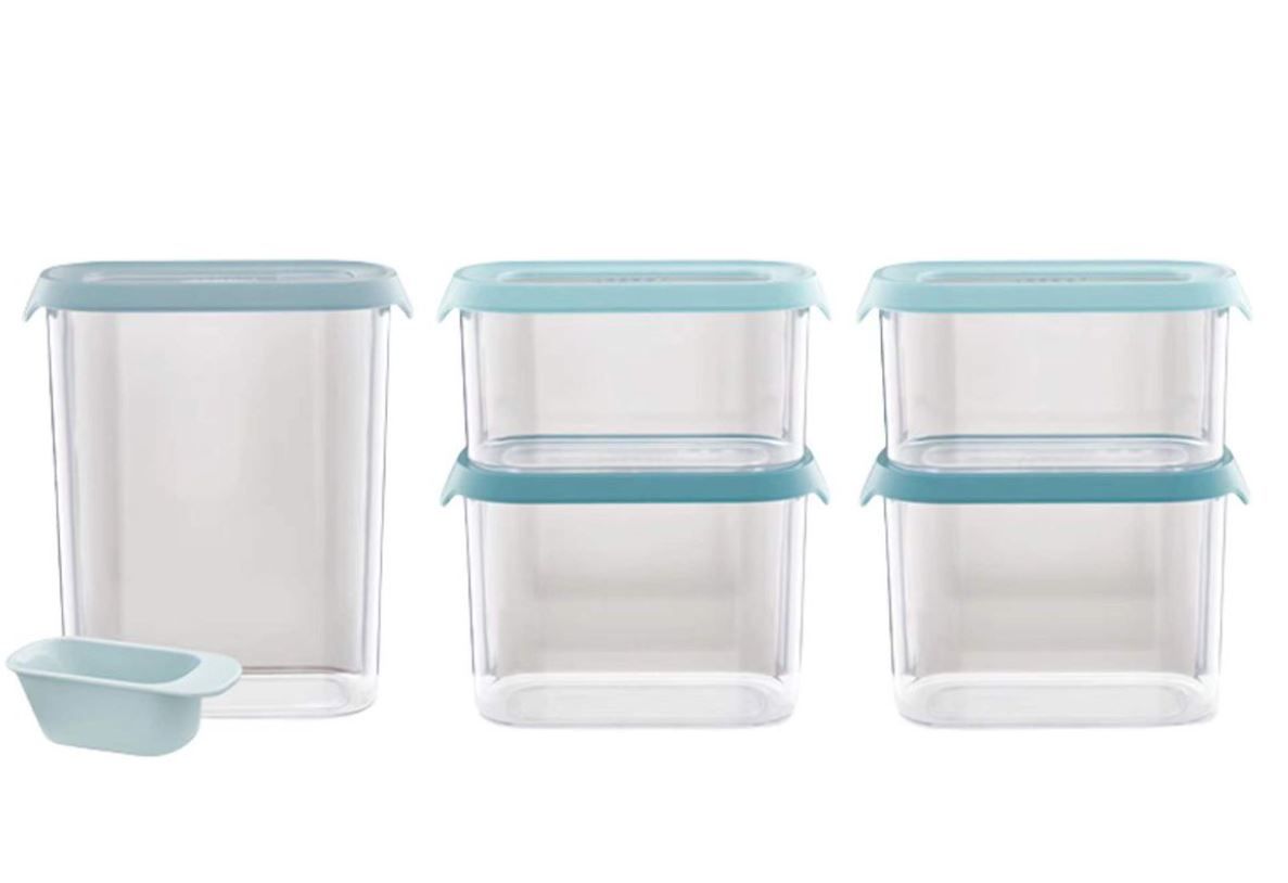 5 Piece Cupboard Store Kitchen Food Storage Pantry Storage Container