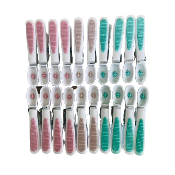 Plastic Washing Pegs - Pastel (80 Piece)