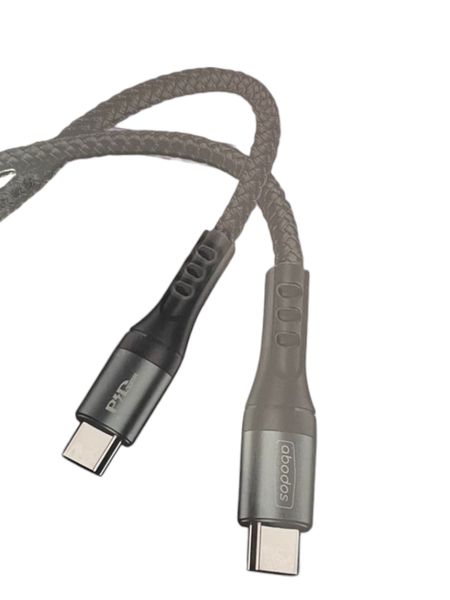 ABODOS 100W Type-C to Type-C Braided Charging Cable AS-DS331 (2m)