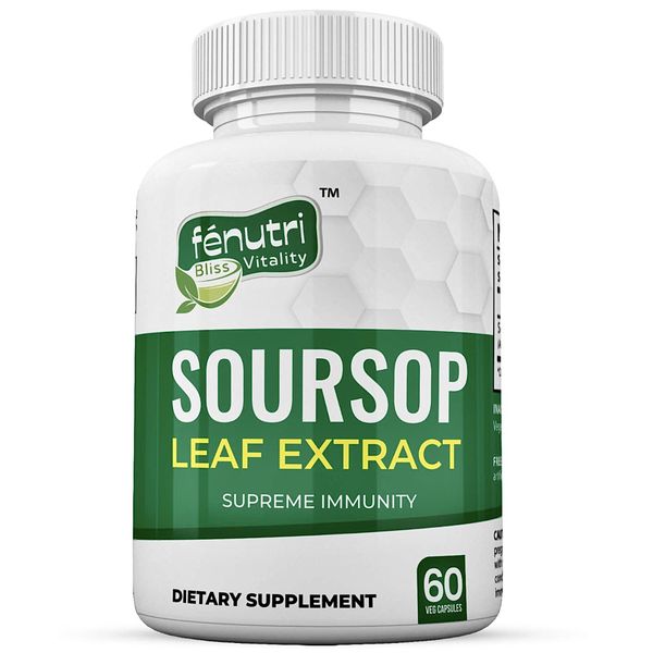 Fenutri - Soursop Capsules - 60 Graviola Veggie Caps
