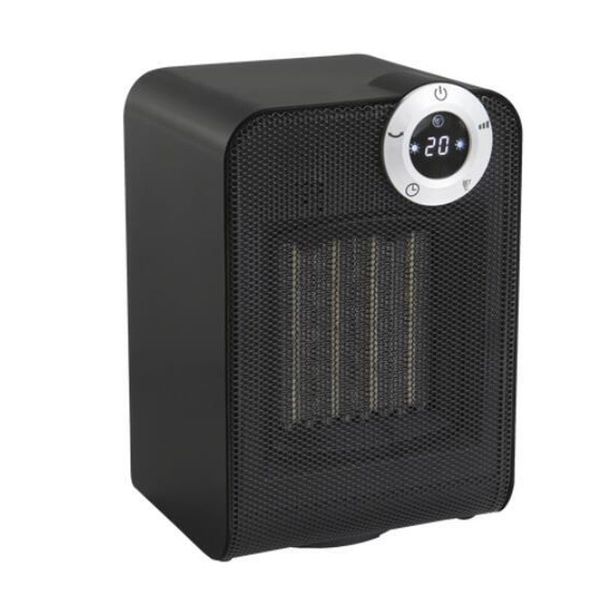 Class 2 - Ceramic Heater 1800w, Ip21, Black, Type M Plug, Equation