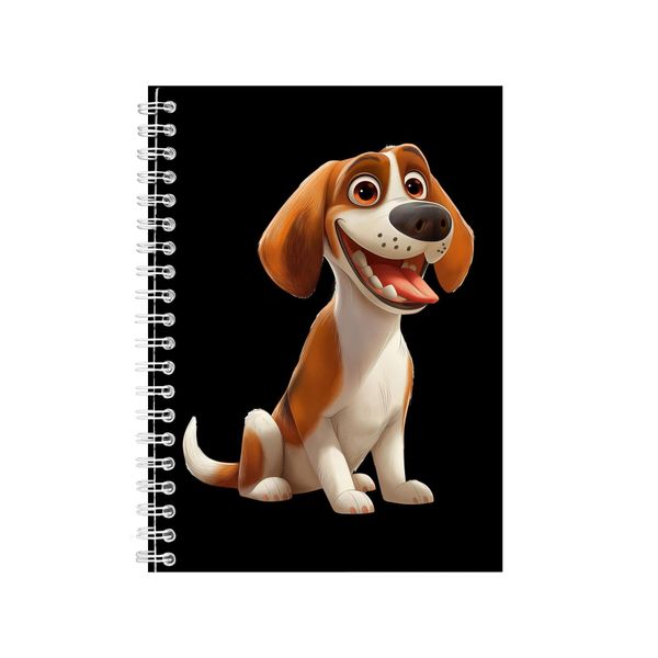 Beagle A5 Notebook Spiral Lined Trendy Notepad Dog Idea 332