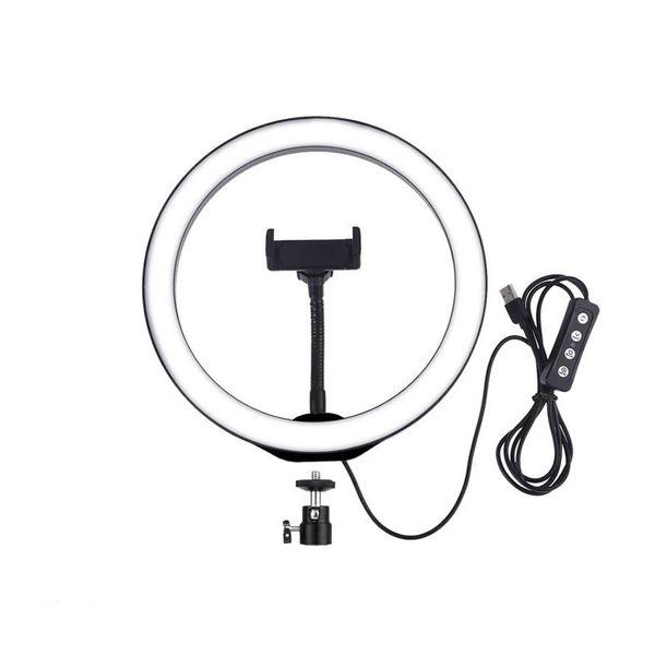 12" Dimmable LED Selfie Ring Light For Phone Video