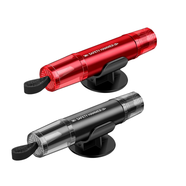 ARFAST - 2 in 1 Car Window Breaker Hammer &amp; Seatbelt Cutter Tool (Set of 2)