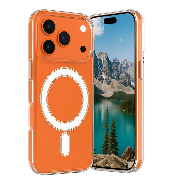 Clear Magsafe cover Compatible With Iphone 17 Pro max -Shockproof