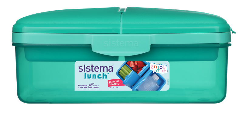 Sistema 1.5L Slimline Quaddie Teal