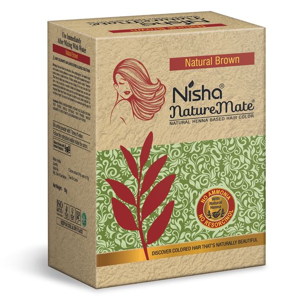 90g NatureMate Natural Henna Based Hair Color Imported from India