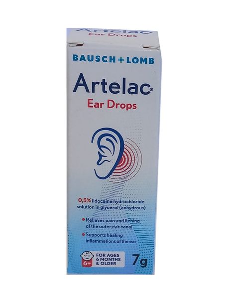 Bausch &amp; Lomb Artelac Ear Drops 7 g