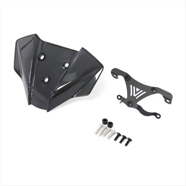 Motorcycle Windscreen Deflector Windshield Compatible with Universal