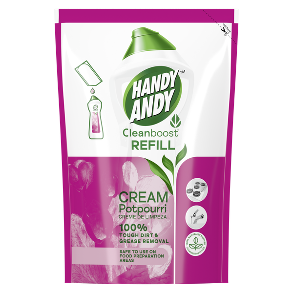 Handy Andy Potpourri Multipurpose Cleaning Cream Refill 750ml
