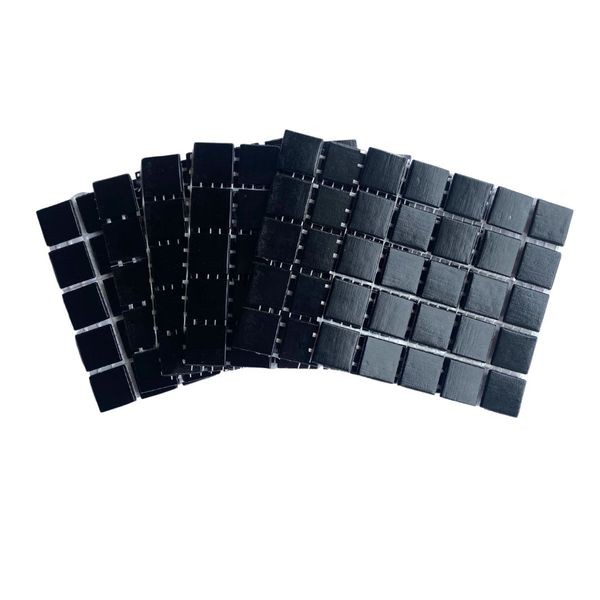 Mosaic Tiles Matt Black20x20mm (Small For Crafting)