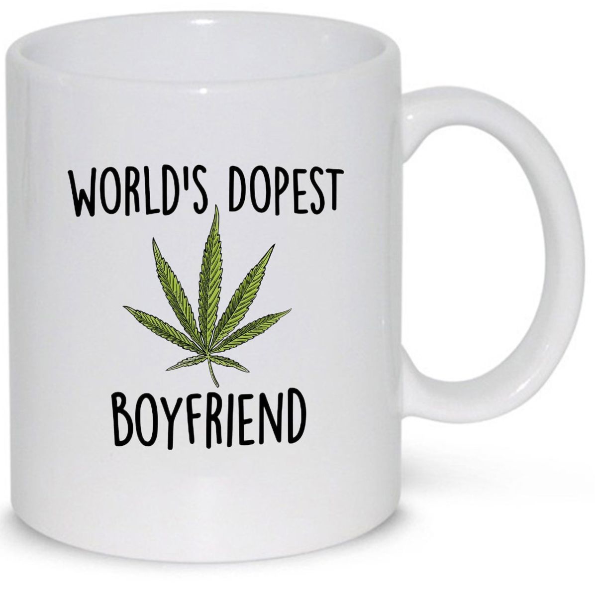 World's Dopest Boyfriend Weed Ganja Marijuana Birthday Christmas Gift ...