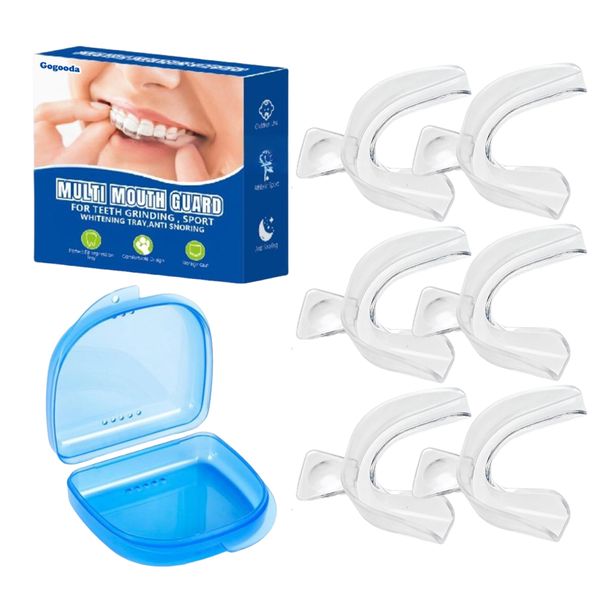 6pcs Mouth Guard for Grinding Teeth at Night Dental Clenching Bruxism