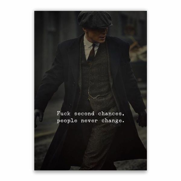 Peaky Blinders Quote Poster - A1