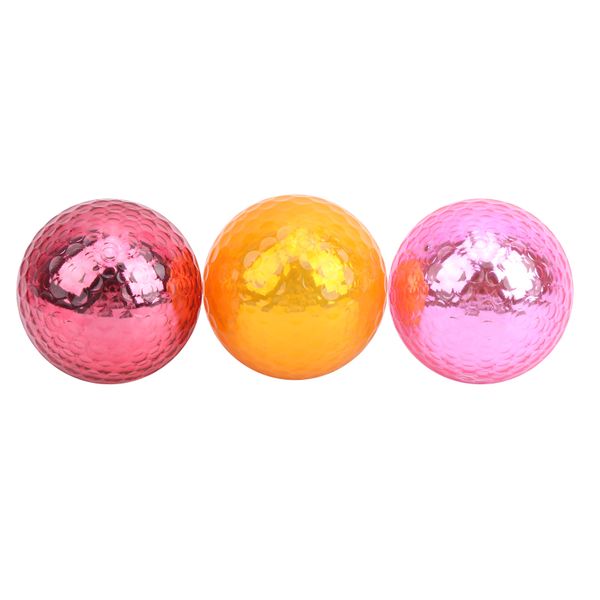 Plated metal golf ball 1.68in practice