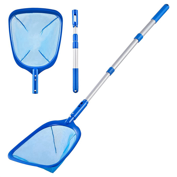 Pool Skimmer Pool Net with 3 Section Pole,Pool Skimmer Net with Fine Mesh N