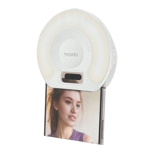Yesido DH13 Clip-On Selfie Light - 400mAh Battery, 5-Hour Duration