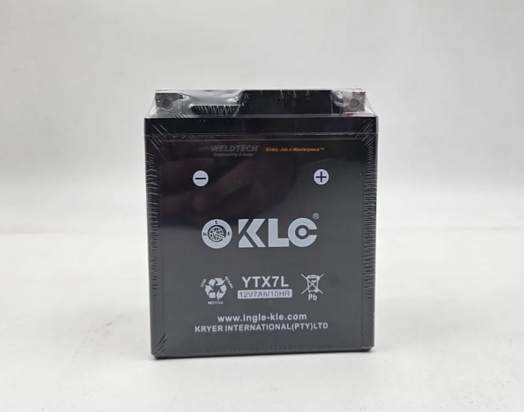 KLE YTX7L 12V 7Ah/10HR Motorcycle Battery