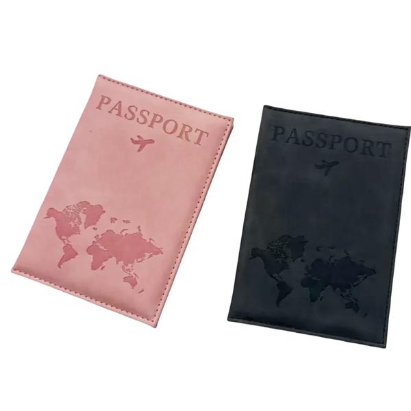 2pcs Passport Holders Stylish Travel Wallets for Couples
