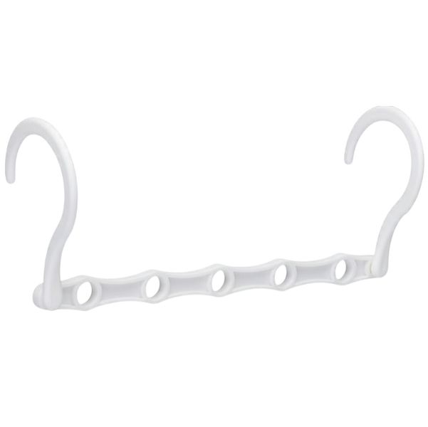 Space-Saving Clothing Hanger - White